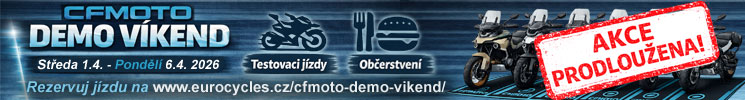 Eurocycles CF MOTO demo víkend
